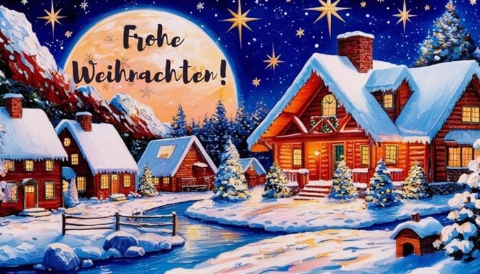 Frohe Weihnachten und ein gesundes, glückliches neues Jahr!