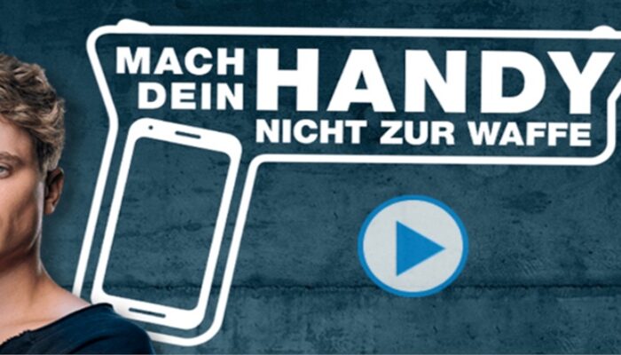Kampagne „Mach dein Handy nicht zur Waffe“