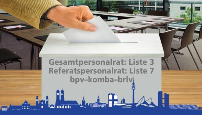 Personalratswahlen in München bis 15. Juli